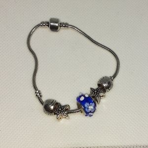 Pandora braclet with charms
